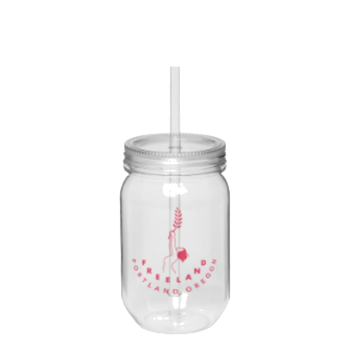 Freeland Pink Mason Jar
