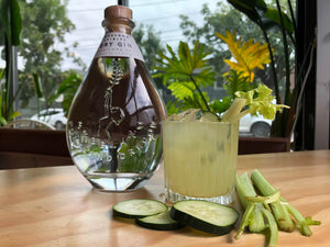 Freeland Spirits Secret Garden Cocktail Made with Dry Gin 