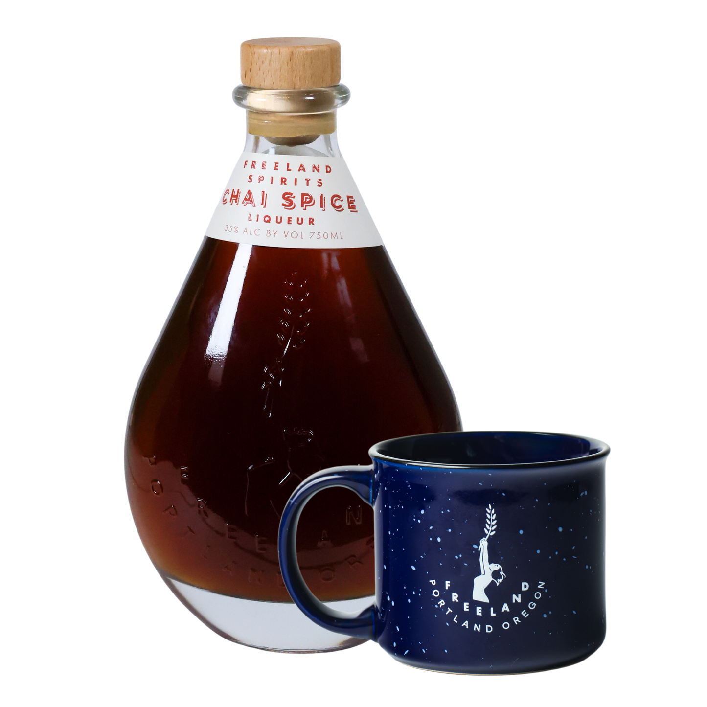 Chai Spice Liqueur + Freeland Mug Bundle